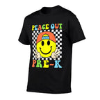 Peace Out Pre-k Boys Kid Graduation Prek Last Day Of School  Tagless Design T-Shirt