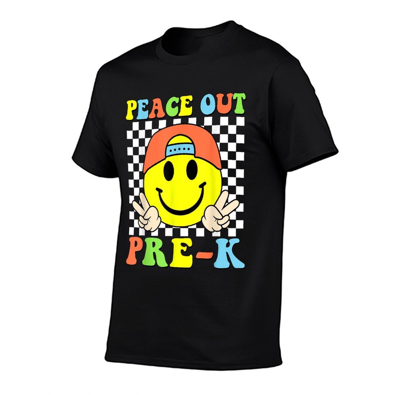 Peace Out Pre-k Boys Kid Graduation Prek Last Day Of School  Tagless Design T-Shirt