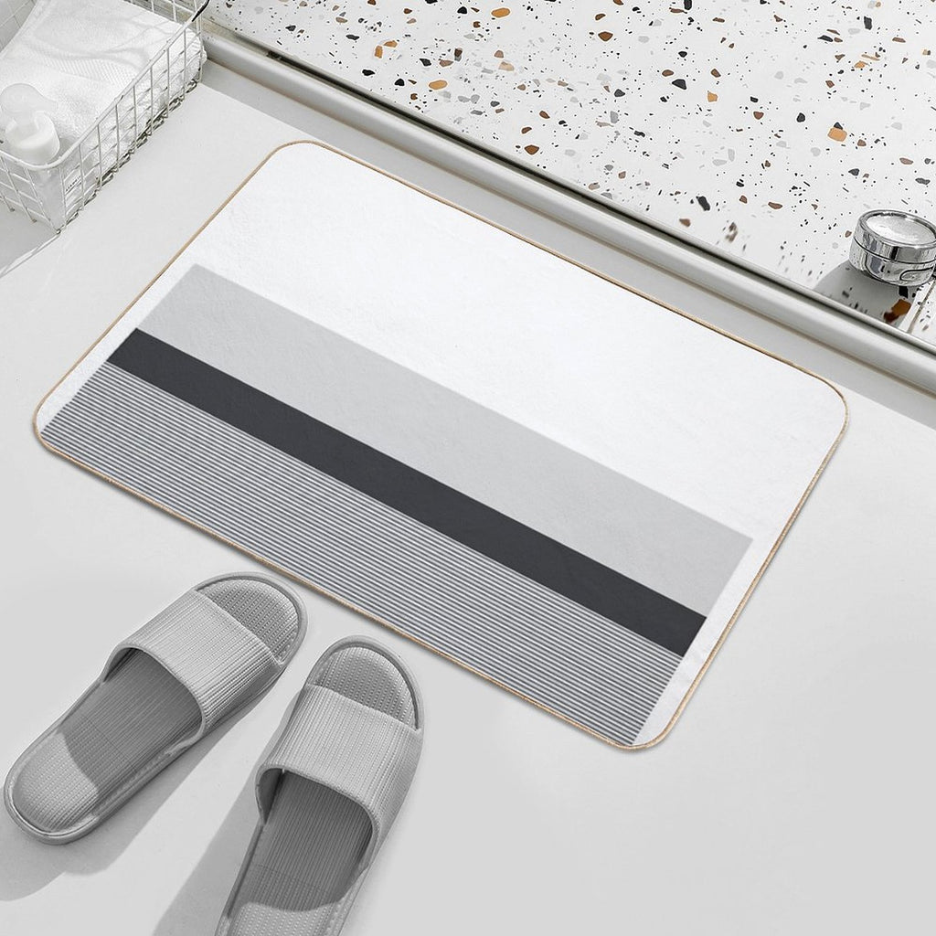 Line Art Neutral 05  Multi-Purpose Bath Mat