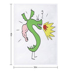 Trogdor Cute Dragon Homestar Runner Versatility Throw Blanket