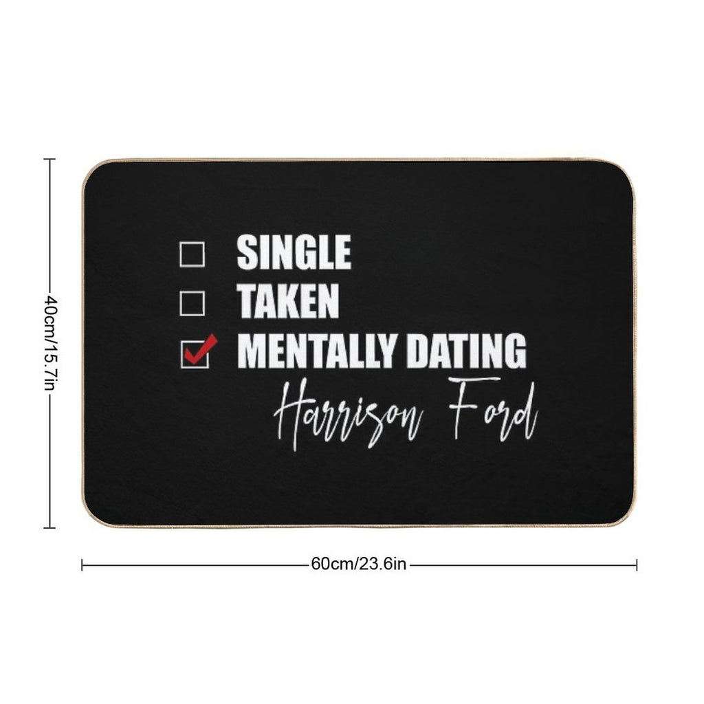 Mentally Dating Harrison Ford  Anti-Trip Bath Mat