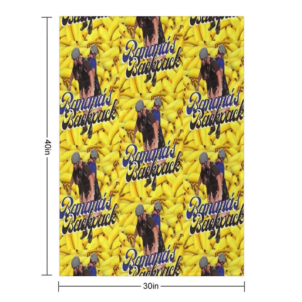 MTV Challenge Johnny Banana X CT Backpack Sustainable Throw Blanket