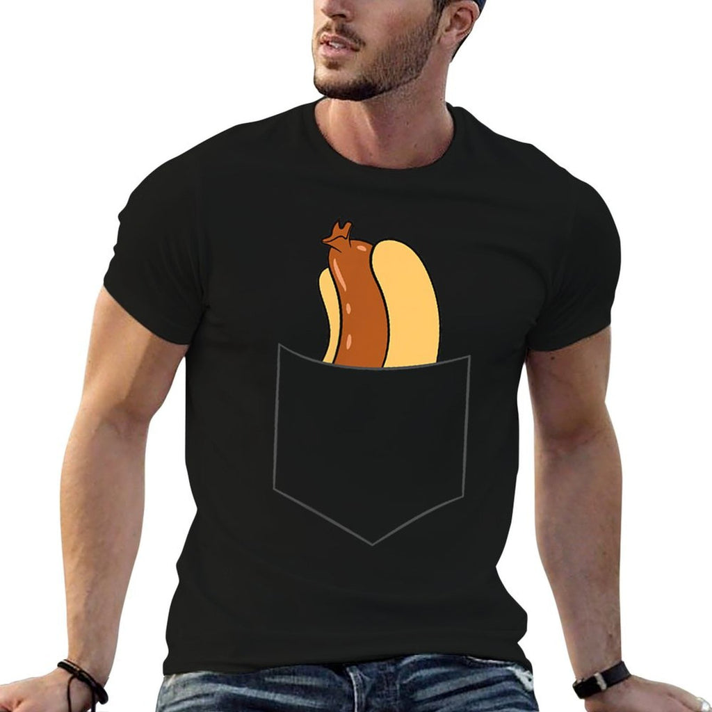 Hotdog In A Pocket Love Hotdog Pocket Hot Dog for Men Women Girls Kids  Durable T-Shirt