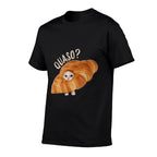 Croissant QuasoCat Meme for Women Vintage Croissant Cat Meme  Vintage-inspired T-Shirt