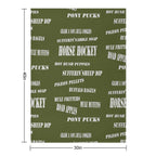 Potterisms Classic Catch Phrases All-season Throw Blanket