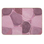 Pink Turtle Shell  Stain-Proof Bath Mat