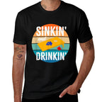 Sinkin And Drinkin Cornhole Sinking Drinking Funny Cornhole  Lightweight T-Shirt