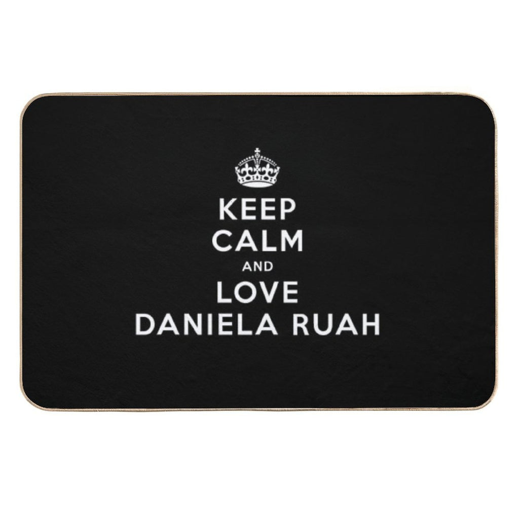 Love Daniela Ruah  Non-Slip Bath Mat