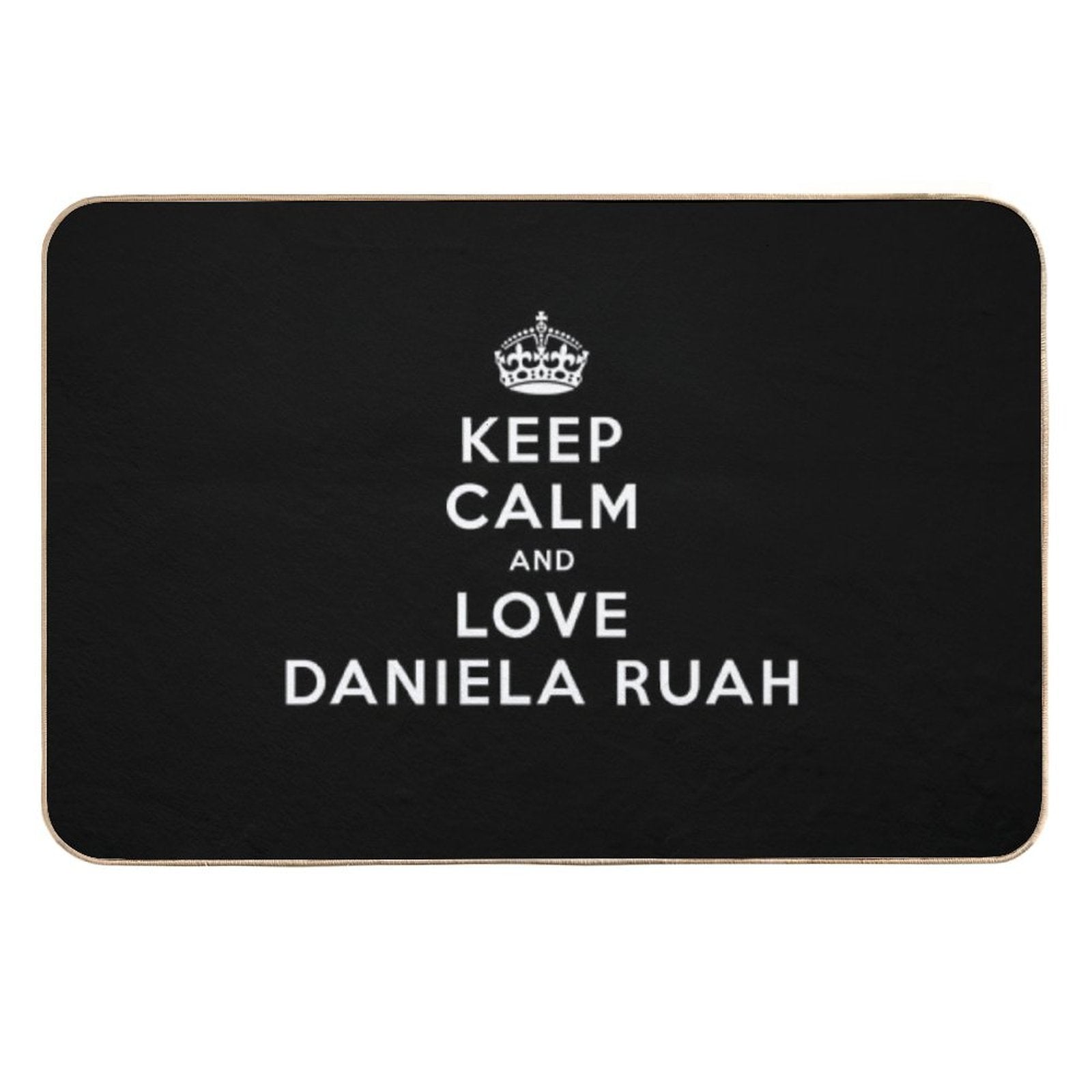 Love Daniela Ruah  Non-Slip Bath Mat