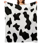 Cow Halloween Costume Multi-functional Throw Blanket