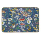 Beetle Mushroom Moth Garden  Rapid-Drying Bath Mat