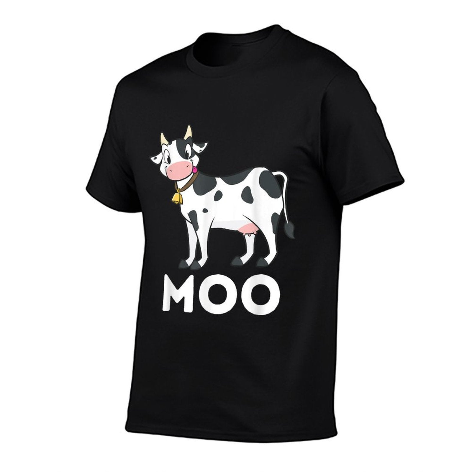 Moo - Funny Cow Lover Famer Cattle Ranch Dairy Farming  High-quality Stitching T-Shirt