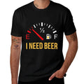 I Need Beer Beer Drinking Party Design Gift  Heathered Texture T-Shirt
