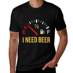 I Need Beer Beer Drinking Party Design Gift  Heathered Texture T-Shirt