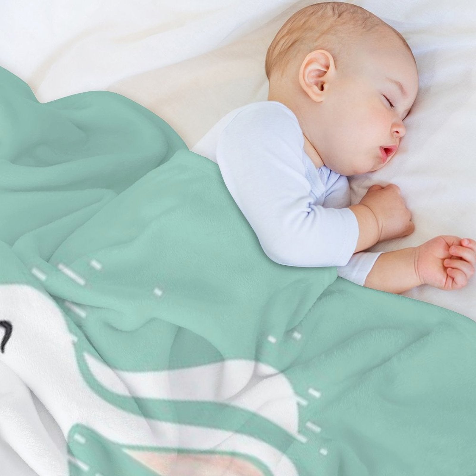 Rabbit, Resting Travel-friendly Throw Blanket