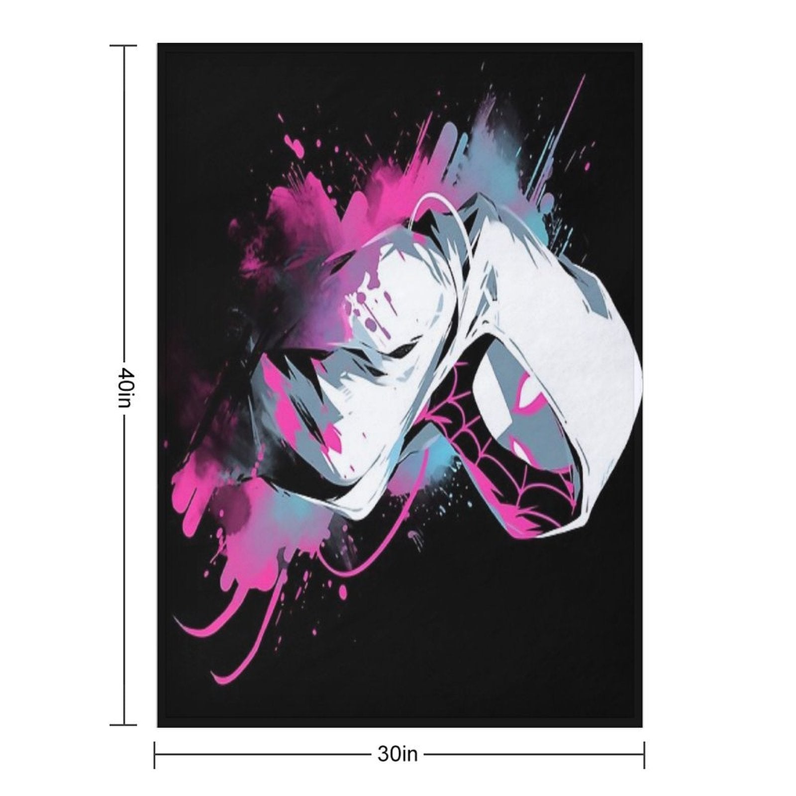 Spider Gwen Graffiti Durable Throw Blanket