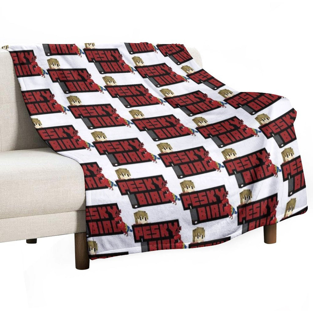 Pesky Bird - Layered Mobs Multi-functional Throw Blanket