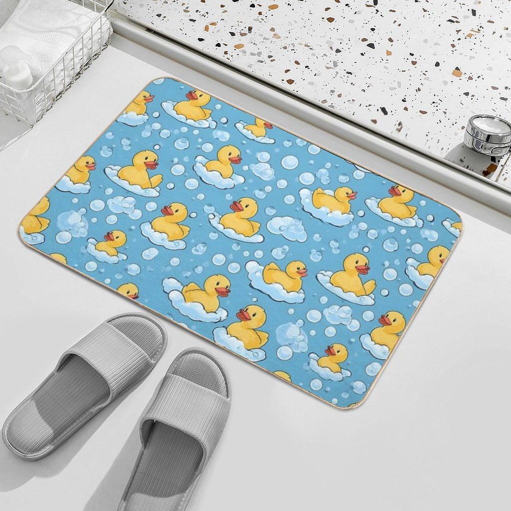 Bird Brain  Stain-Proof Bath Mat
