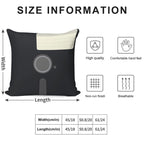 Floppy Disc 5.25 Soft Fade-Resistant Throw Pillow