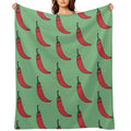 Cute Chili Pepper - Kawaii Gift-ready Throw Blanket