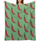 Cute Chili Pepper - Kawaii Gift-ready Throw Blanket