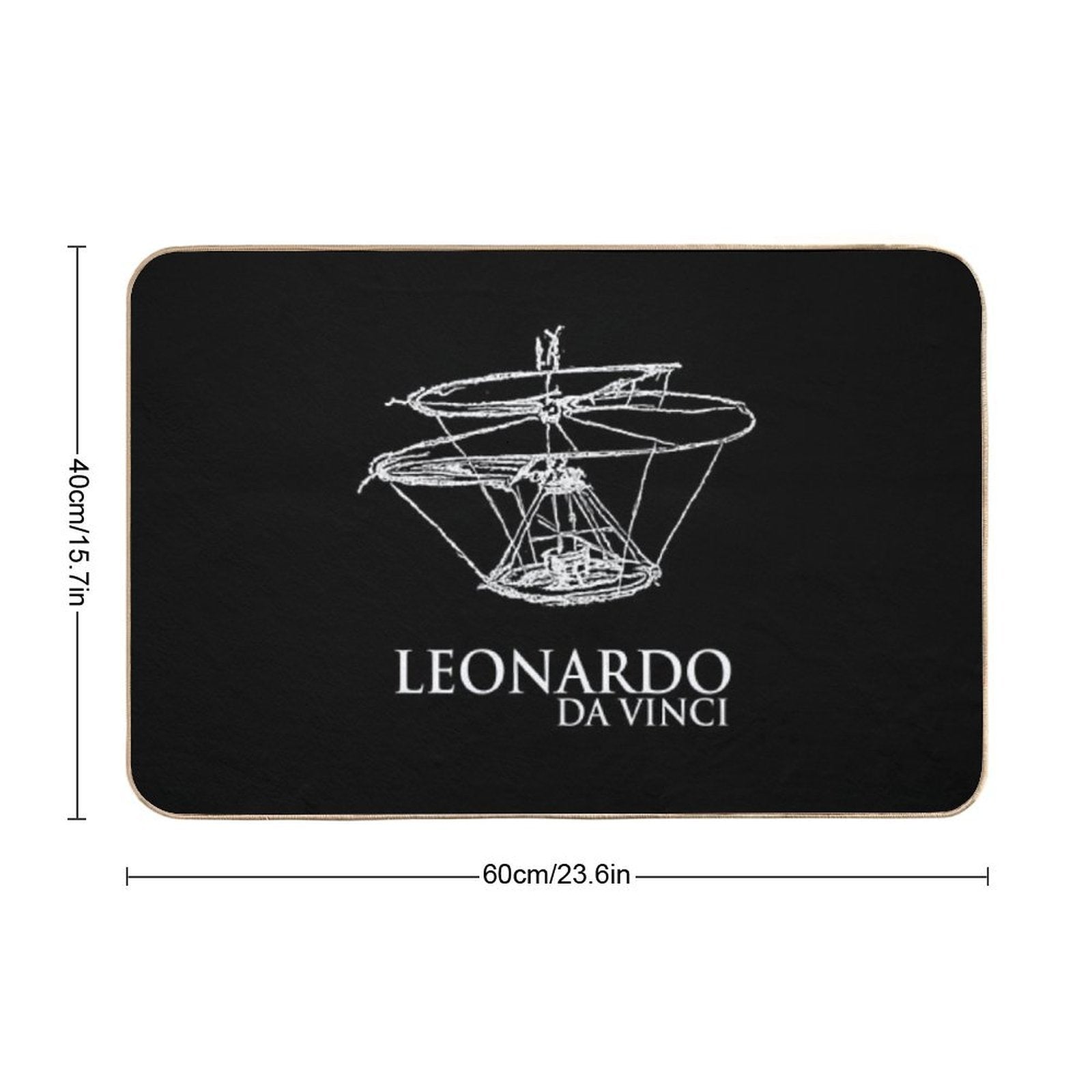 Leonardo DaVinci  Toxin-Free Bath Mat