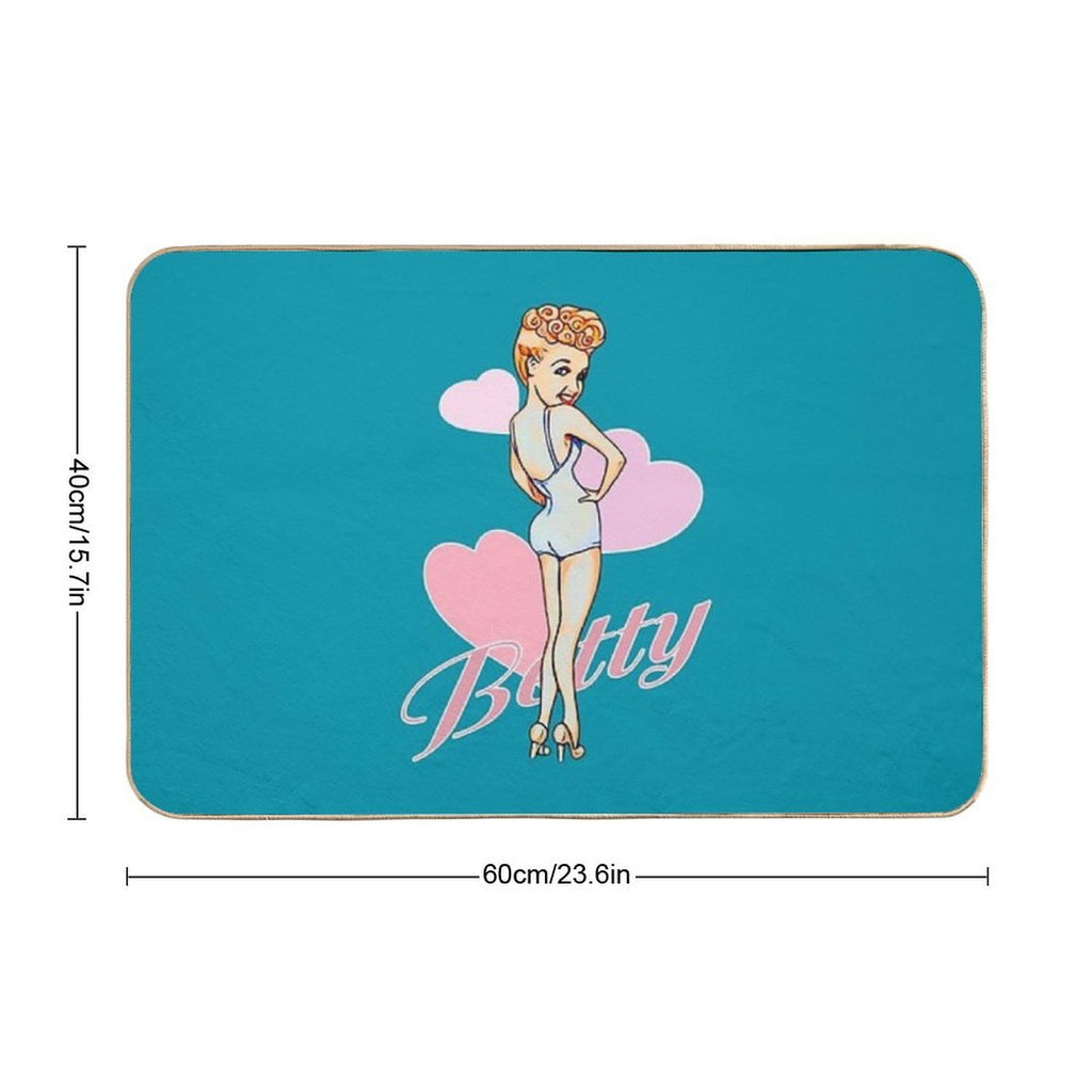 Betty Grable  Long-Lasting Bath Mat