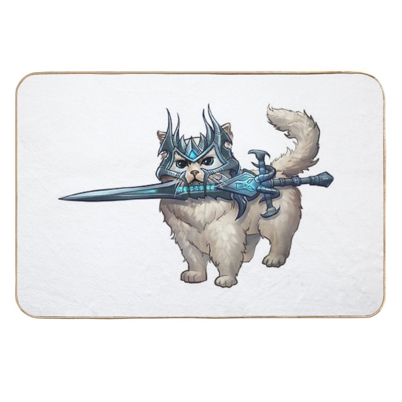 Lich Cat  Anti-Trip Bath Mat