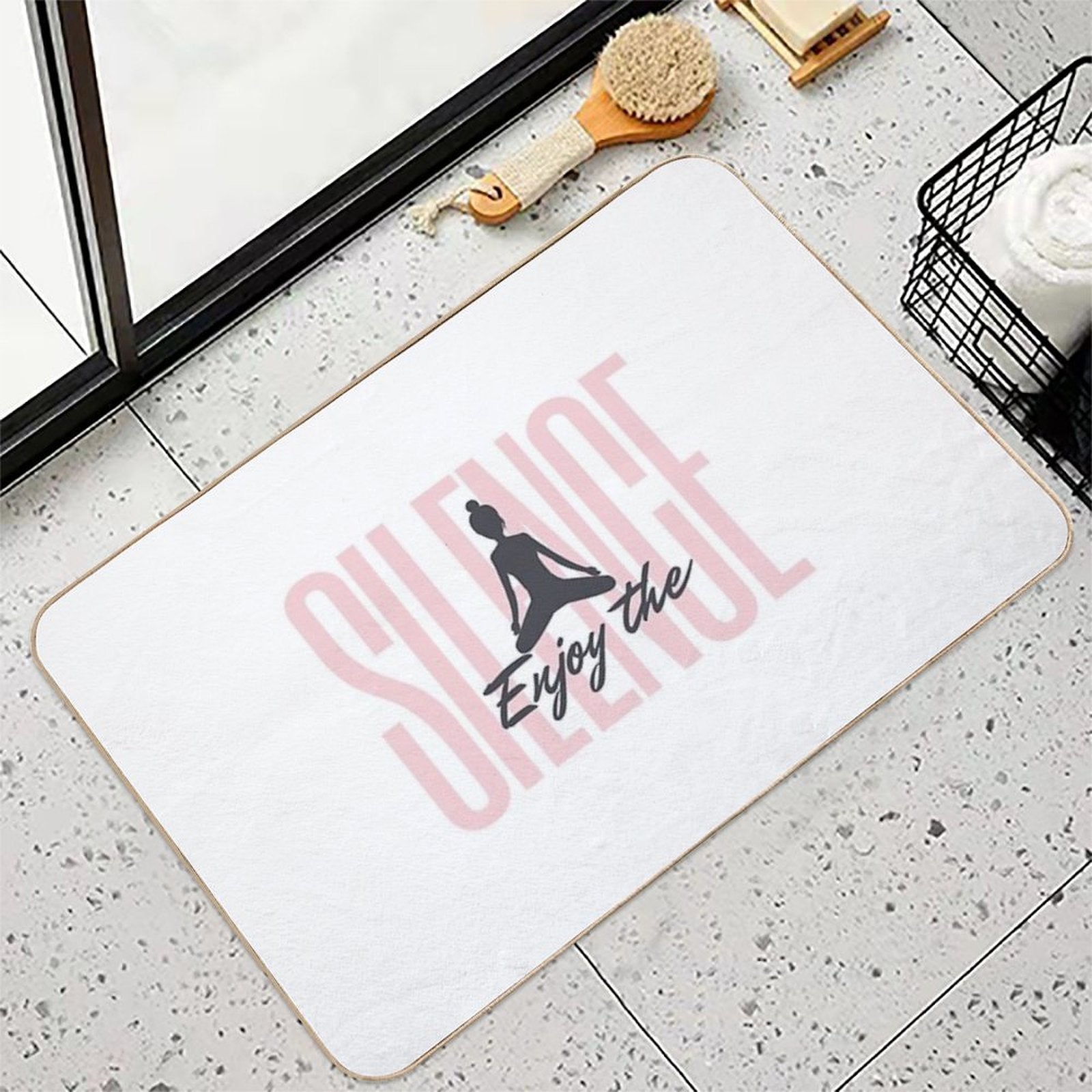 Enjoy The Silence  High-Traffic Bath Mat