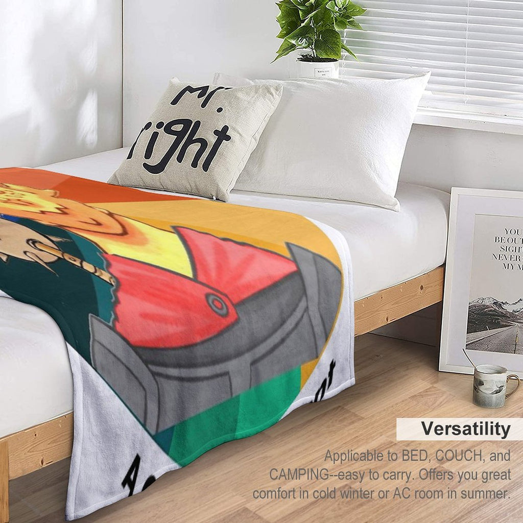 Dragonborn Paladin Gina Promo Black Comfort Throw Blanket