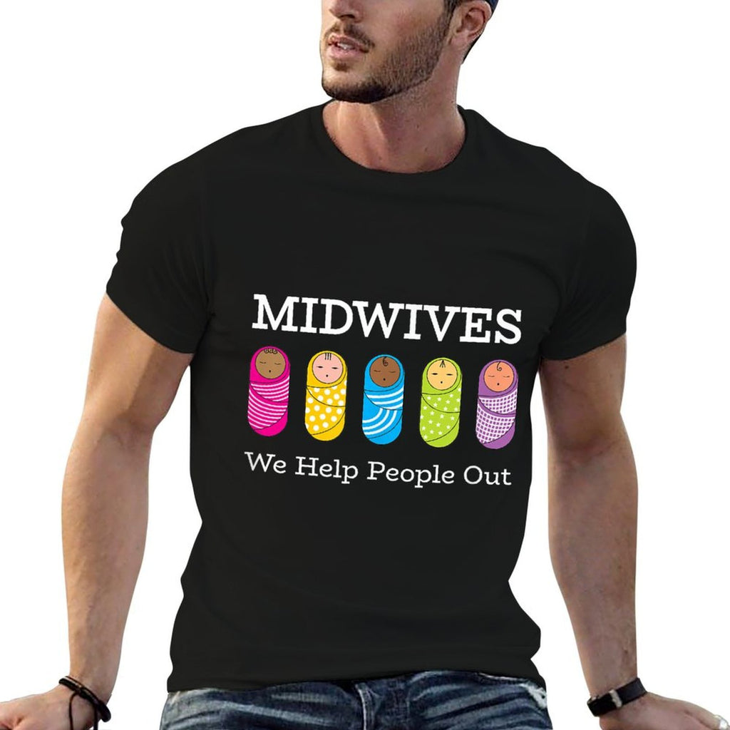 Midwives We Help People Out  Relaxed-fit T-Shirt