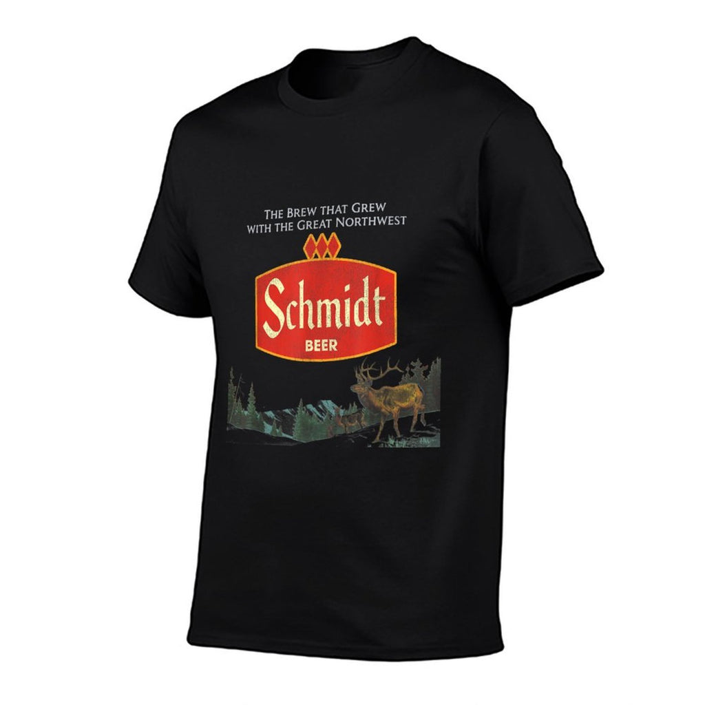 Beer Schmidt Beer Retro Defunct Nature Scene  Affordable Price T-Shirt