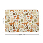 Cozy Winter Woodland  Repositionable Bath Mat