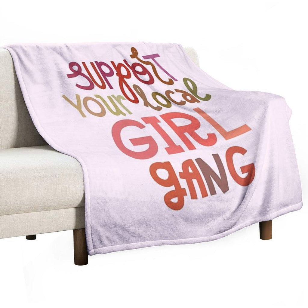Girl Gang Comfort Throw Blanket