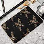 The Golden Bee Flies  Multi-Purpose Bath Mat