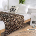 Cheetah Pattern Durable Throw Blanket