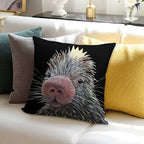Fauna Royal Cuandu Prickly Spines Soft Reinforced Edging Throw Pillow