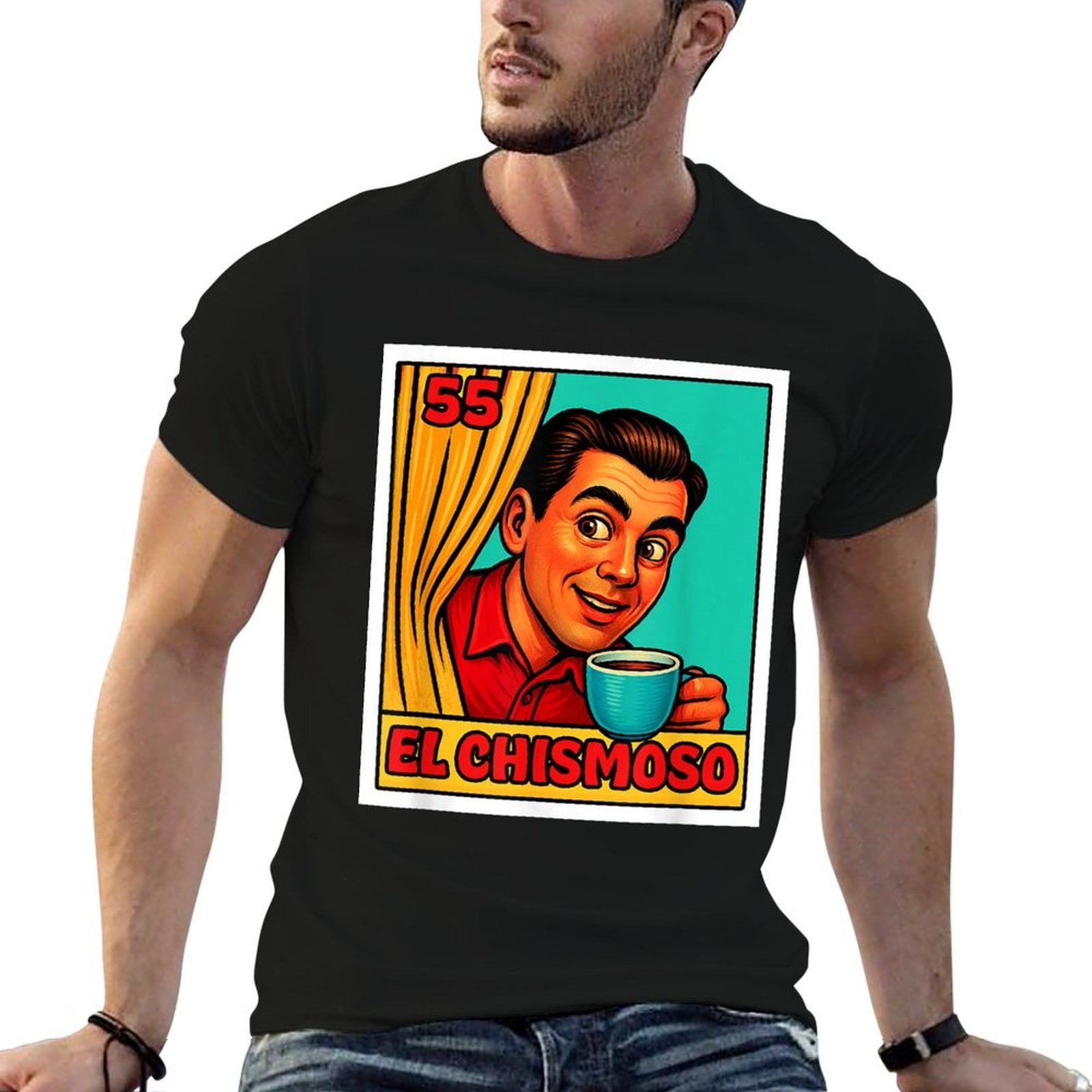 Mexican Lottery Designs Mexican El Chismoso Parody Lottery  Versatile T-Shirt