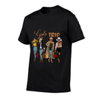 Womens Girls Trip Black Women Queen-Melanin African American Pride  Vintage-inspired T-Shirt