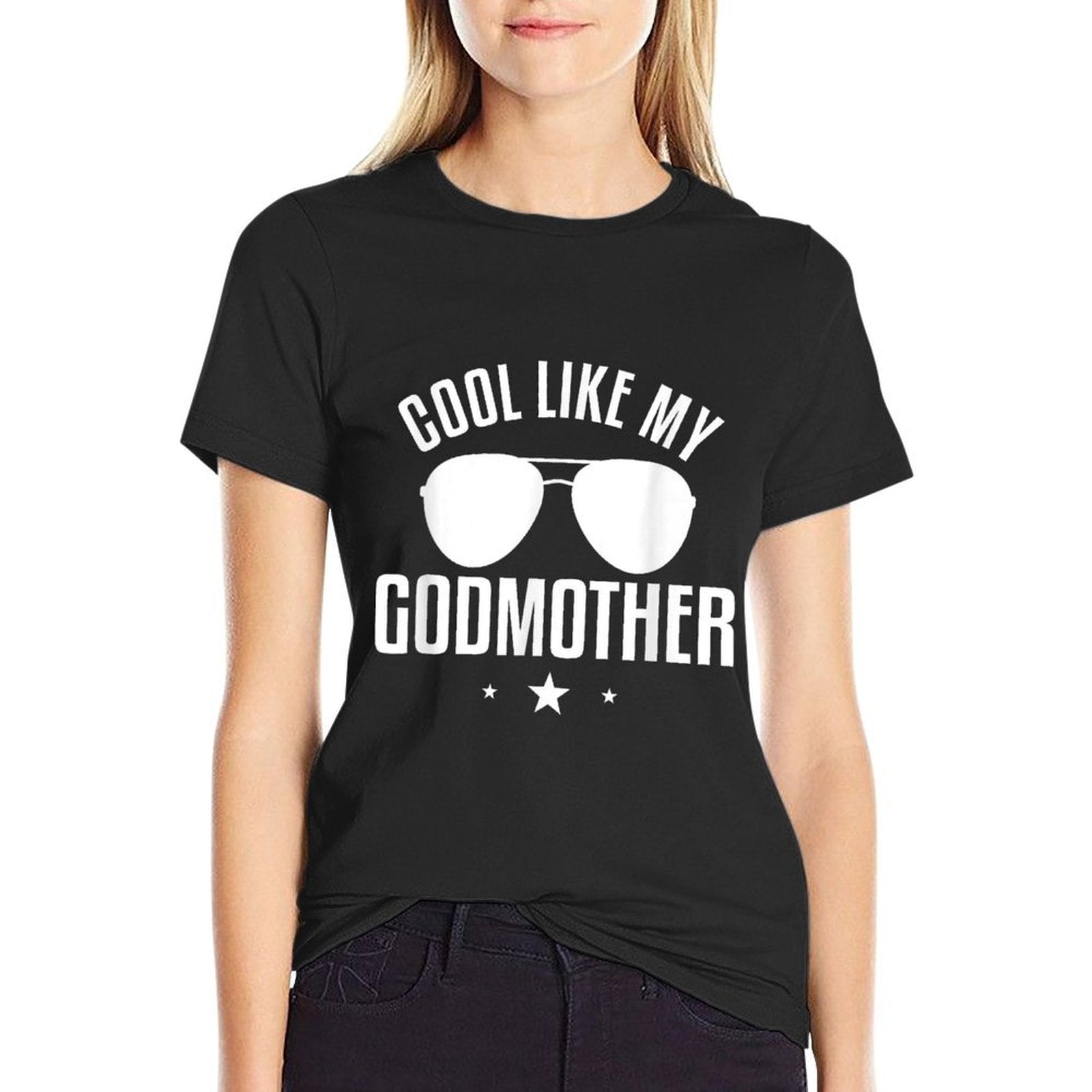 Cool Like My Godmother Godmom Godchild Godkid  Cotton T-Shirt