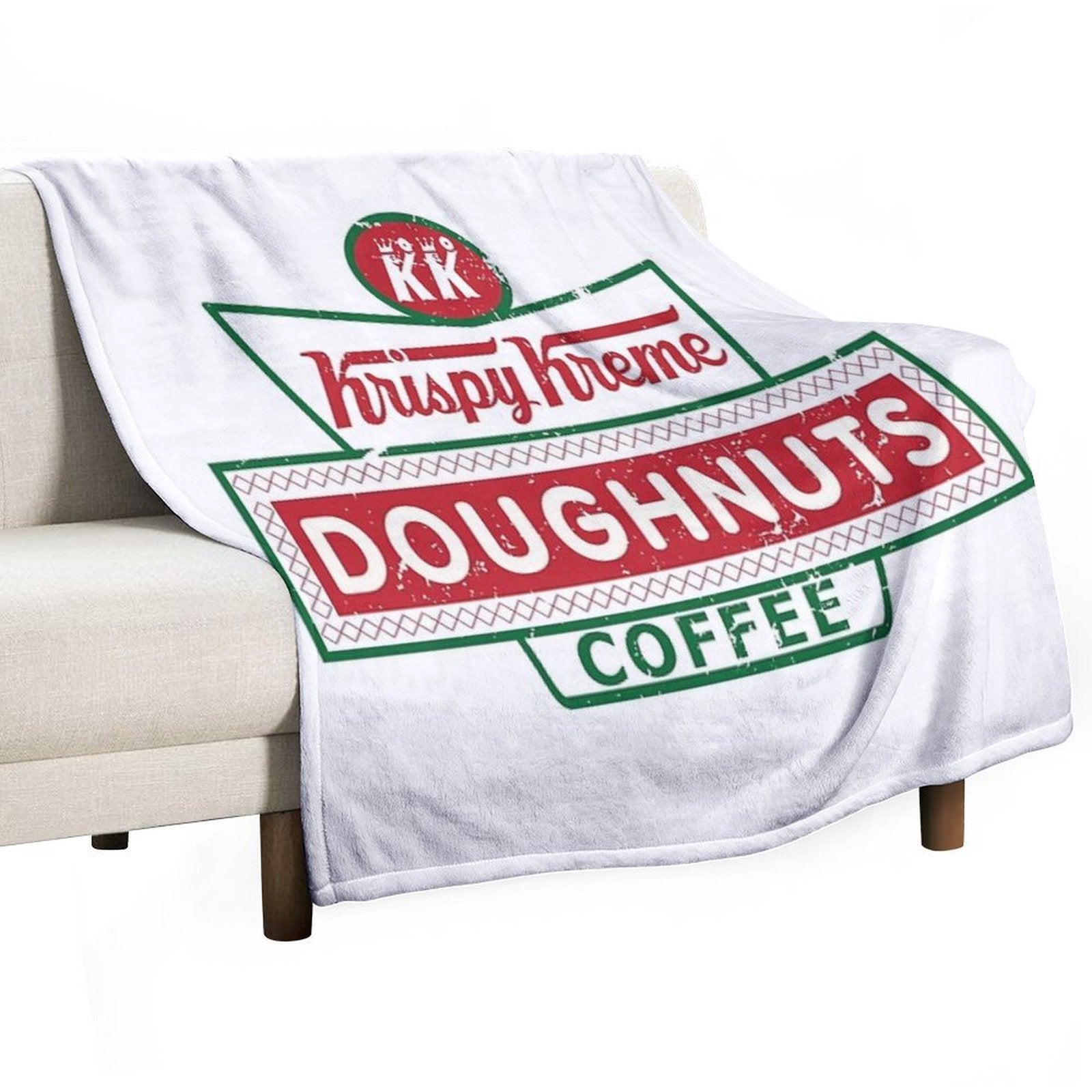 Neon Betta Krispy Kreme AFans Out Wrinkle-free Throw Blanket