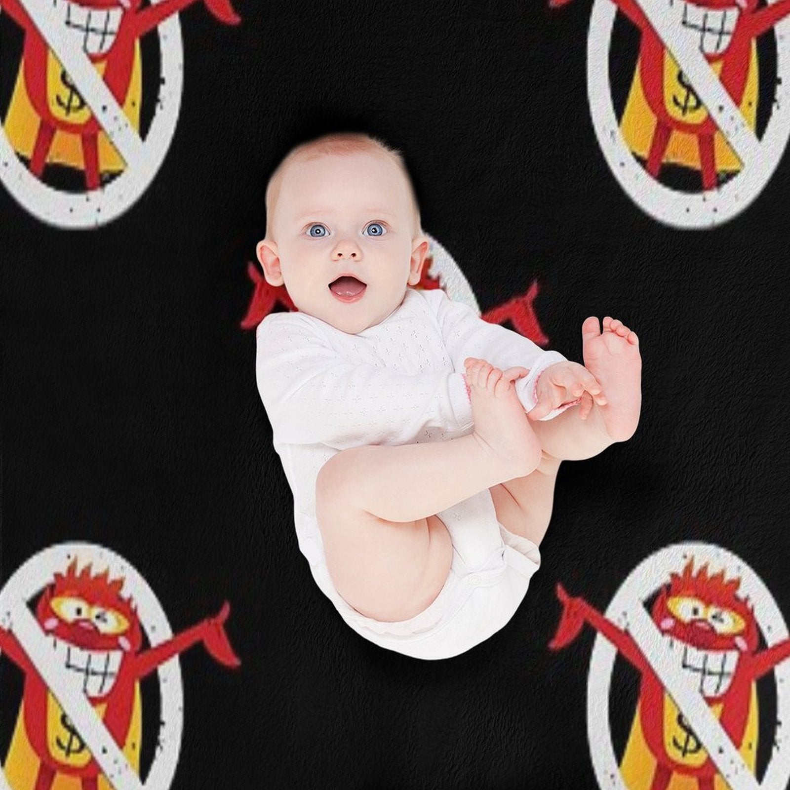 Please, Not The Whammy! Eco-conscious Throw Blanket