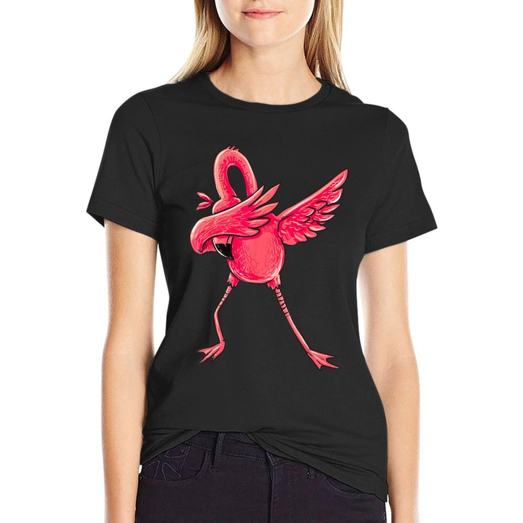 Dabbing Flamingo Men Women Boys Girls Dab Dance Gifts  Odor-resistant T-Shirt