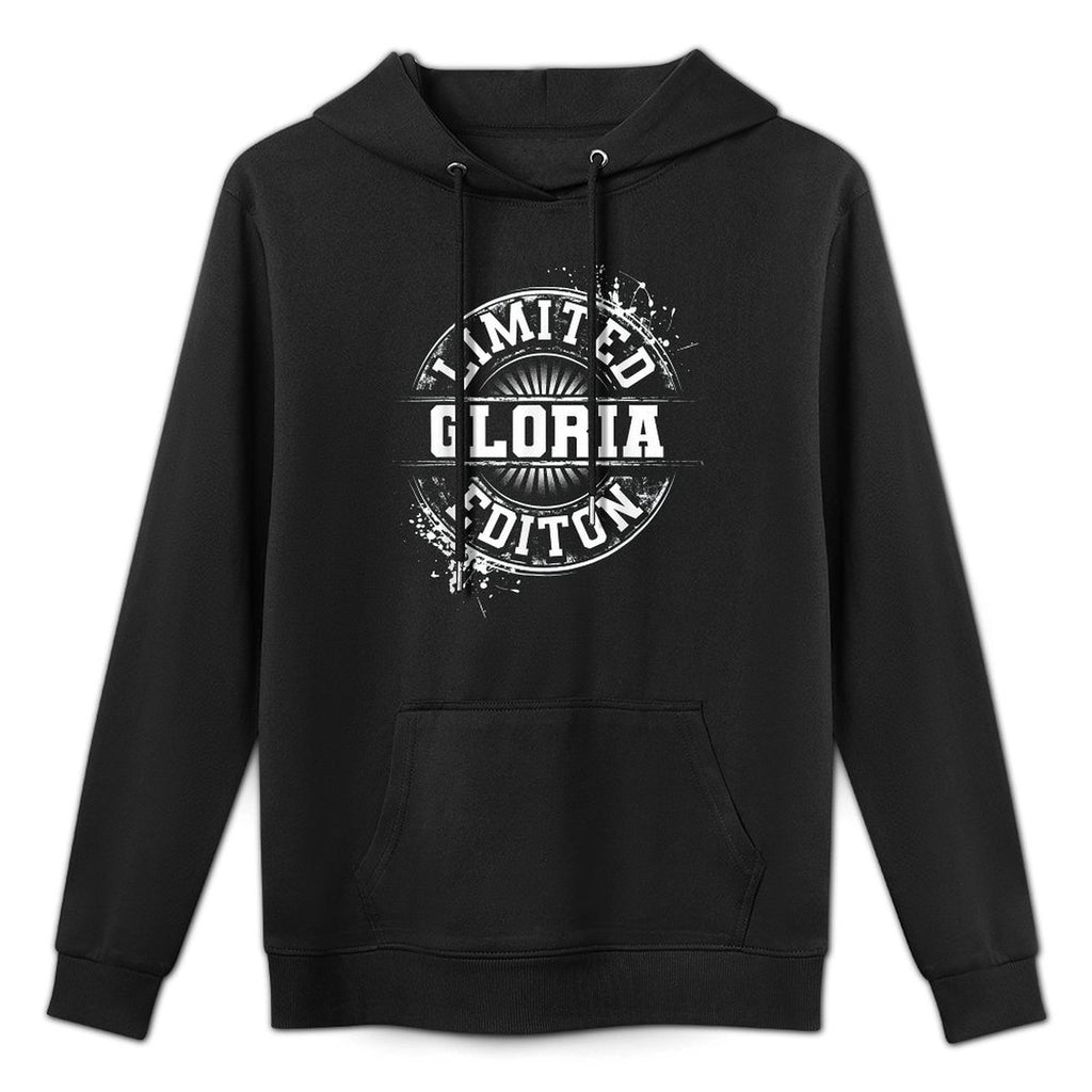 GLORIA Limited Edition Funny Personalized Name Gift Idea Shrink-Resistant Hoodie