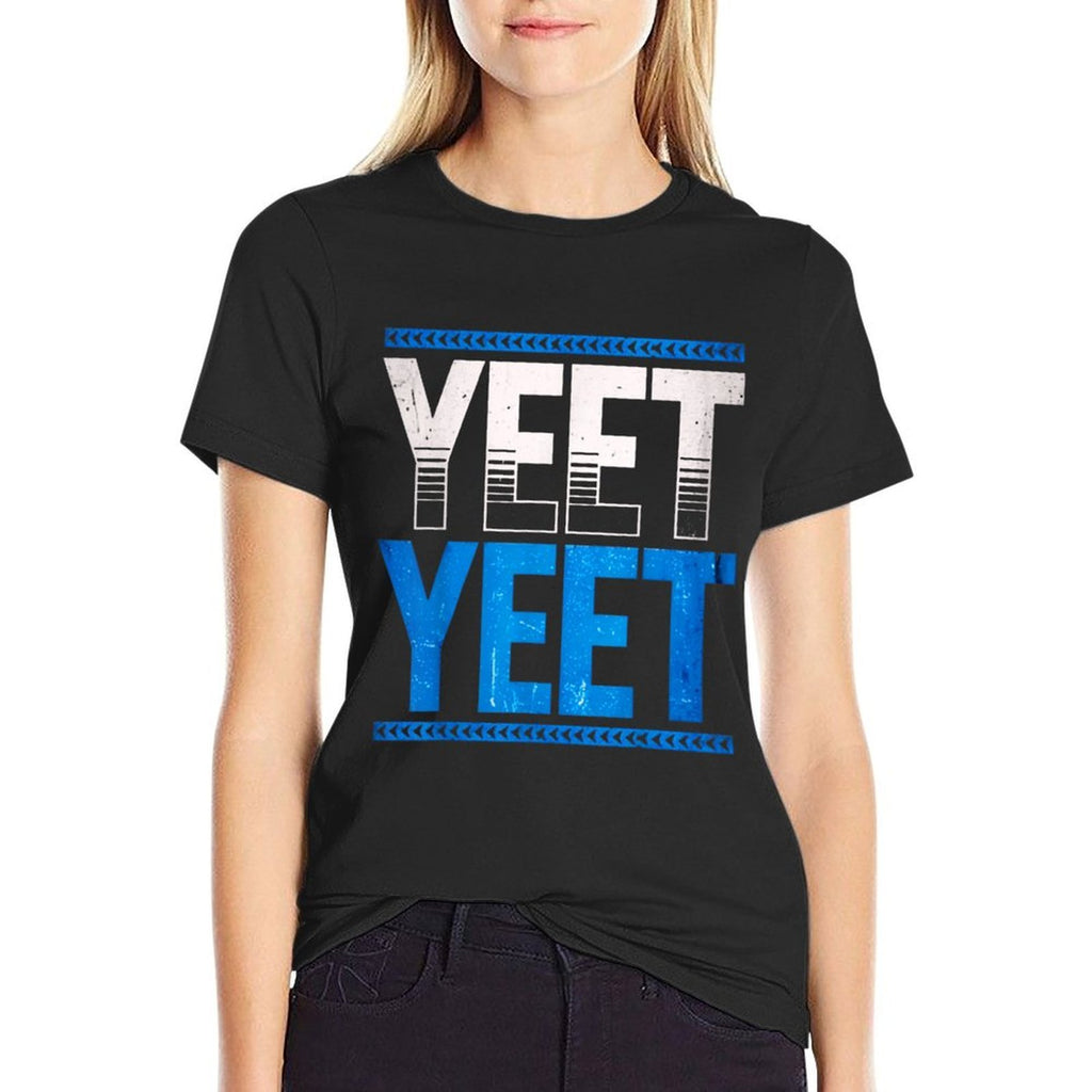 Vintage Yeet Apparel Funny Saying Men Women Kids  Cotton T-Shirt