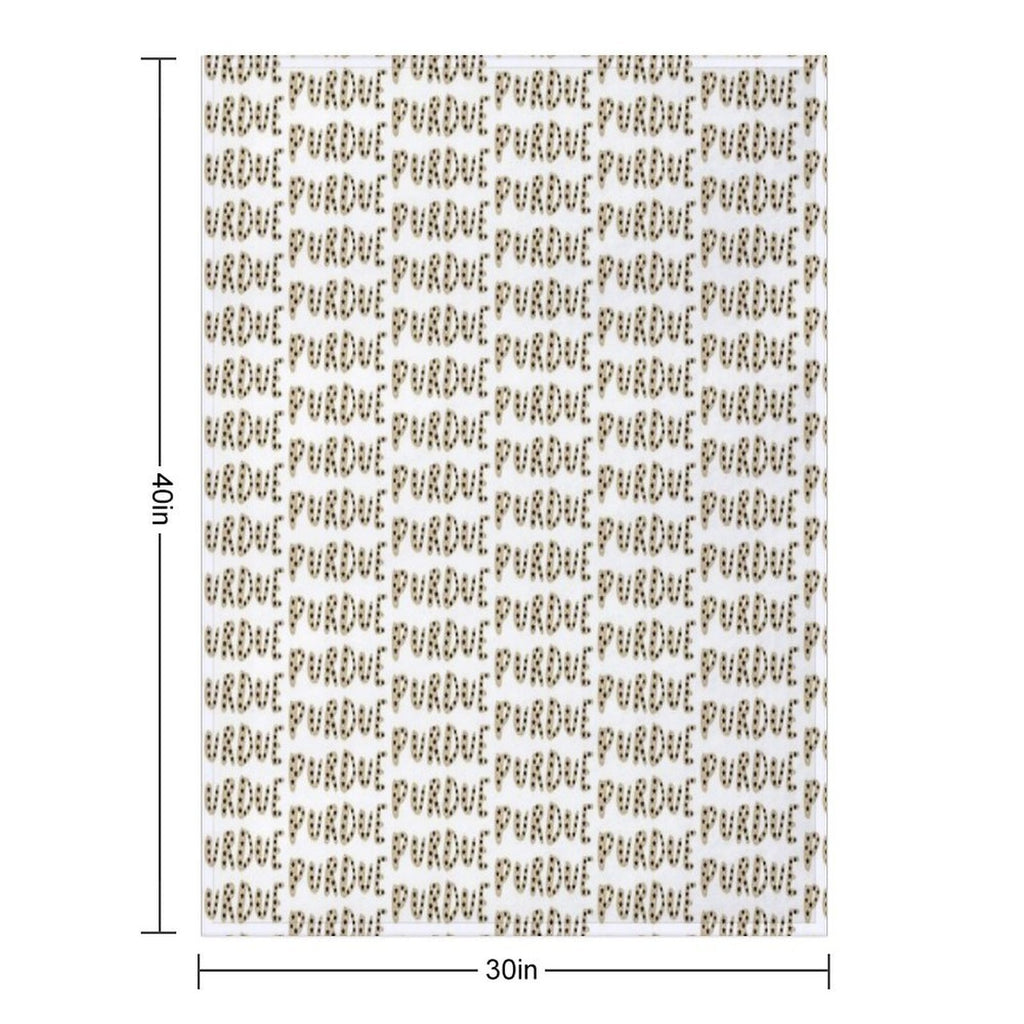 Purdue University Compact Throw Blanket