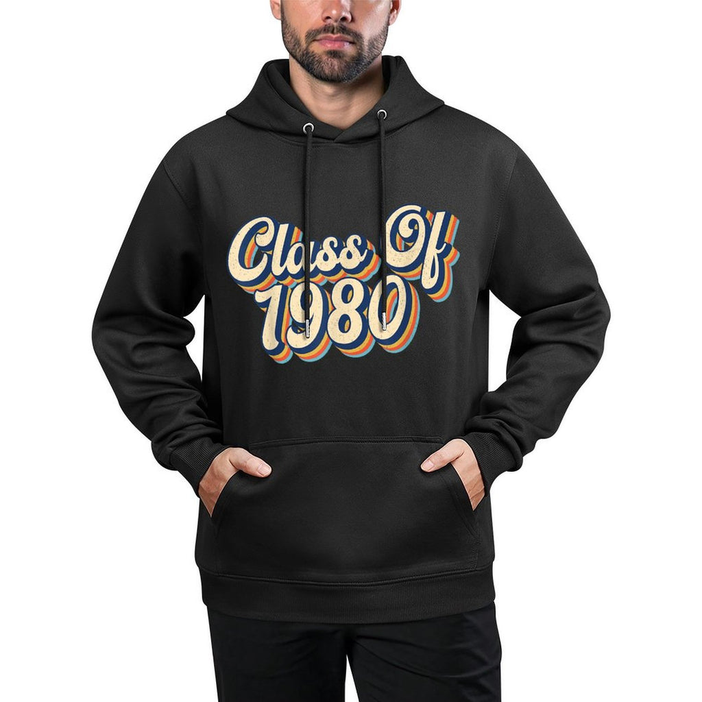 Class of 1980 High School Reunion Vintage Shrink-Resistant Hoodie