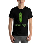 Picolas Cage Funny Celebs Meme Cucumber Pickle  Eco-friendly Material T-Shirt