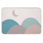 Modern Minimalist Aesthetic Landscape - Neutral 03  Anti-Trip Bath Mat