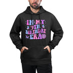 Groovy In My 9th Birthday Era Nine 9 Years Old Birthday Colorfast Hoodie